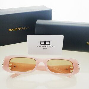 Balenciaga Dynasty Women's Sunglasses Pink Gradient Lens, Modern Stylish Beauty